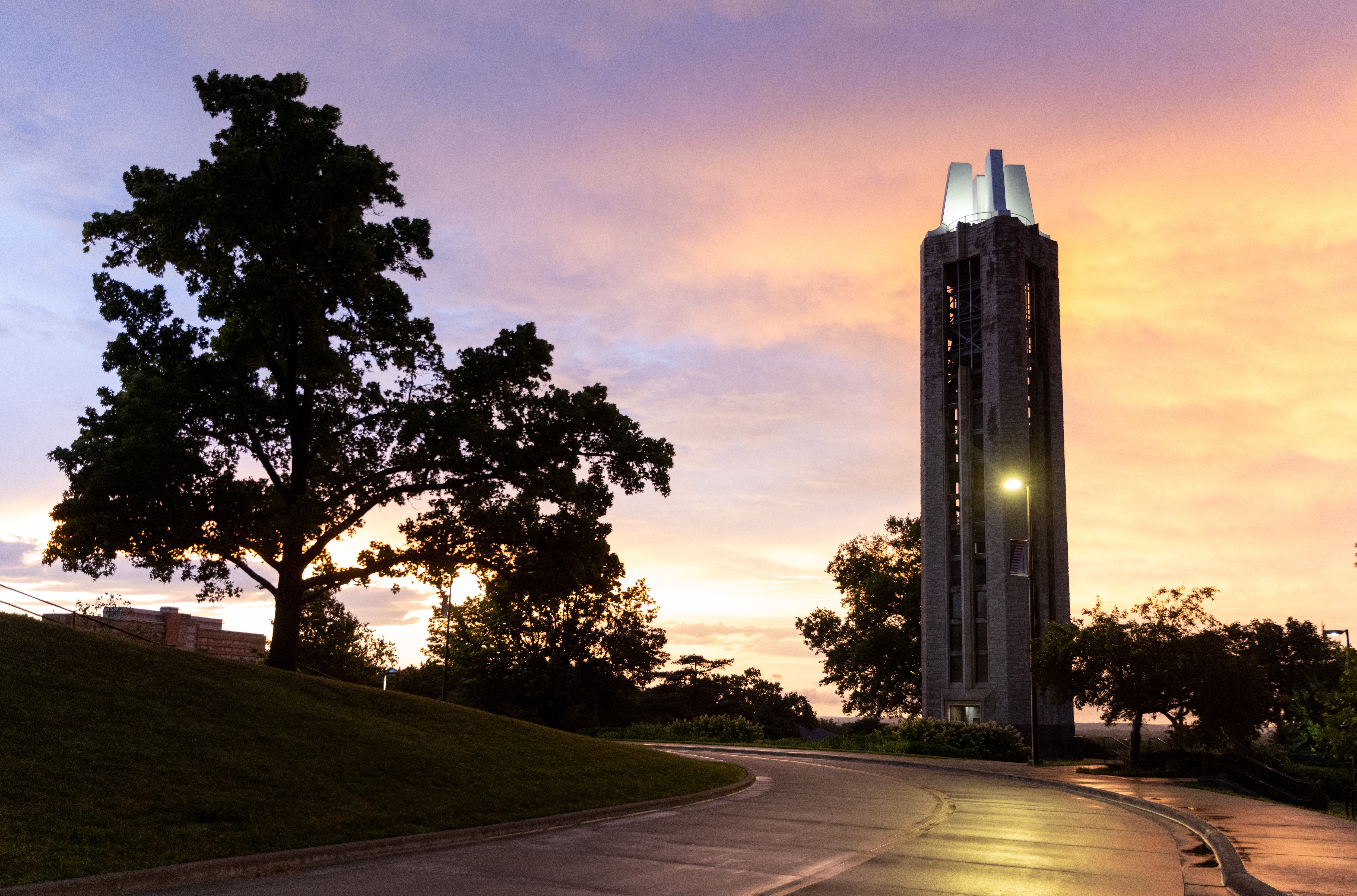 Memorial Drive during sunset