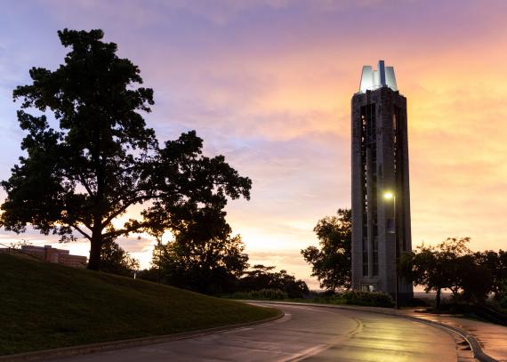 Memorial Drive during sunset