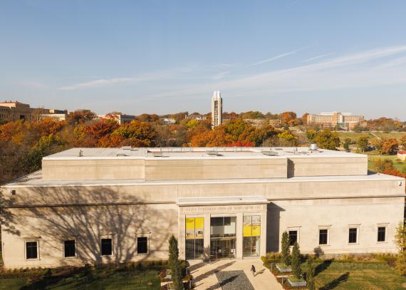 aerial view of the meuseum