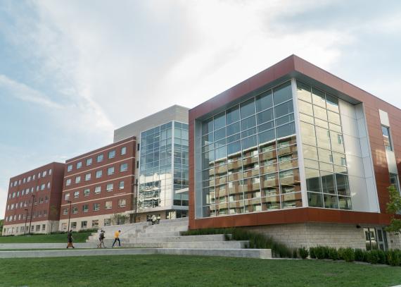 The exterior of Oswald Hall